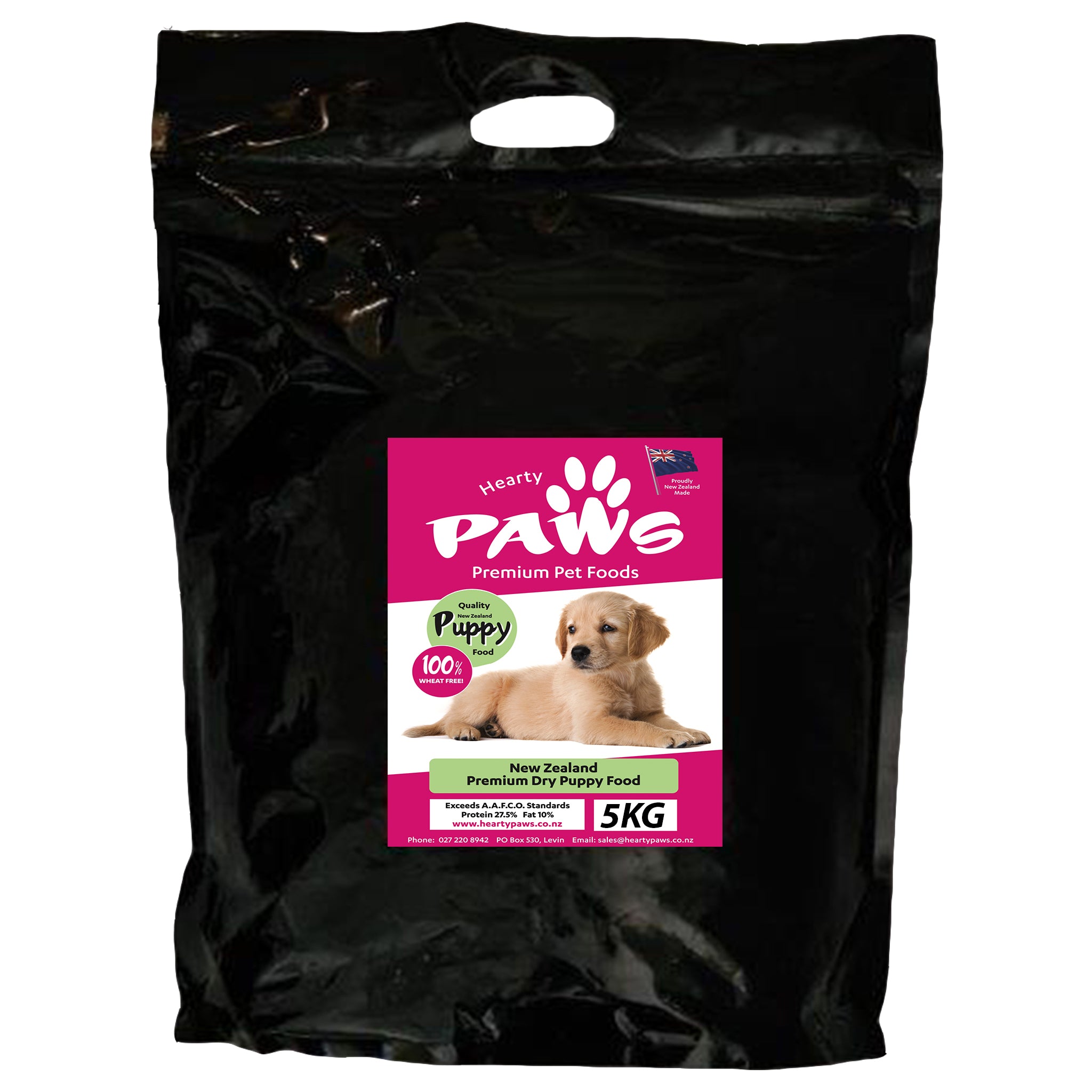 NZ Premium Dry Dog Food - 5kg Beef Puppy Food