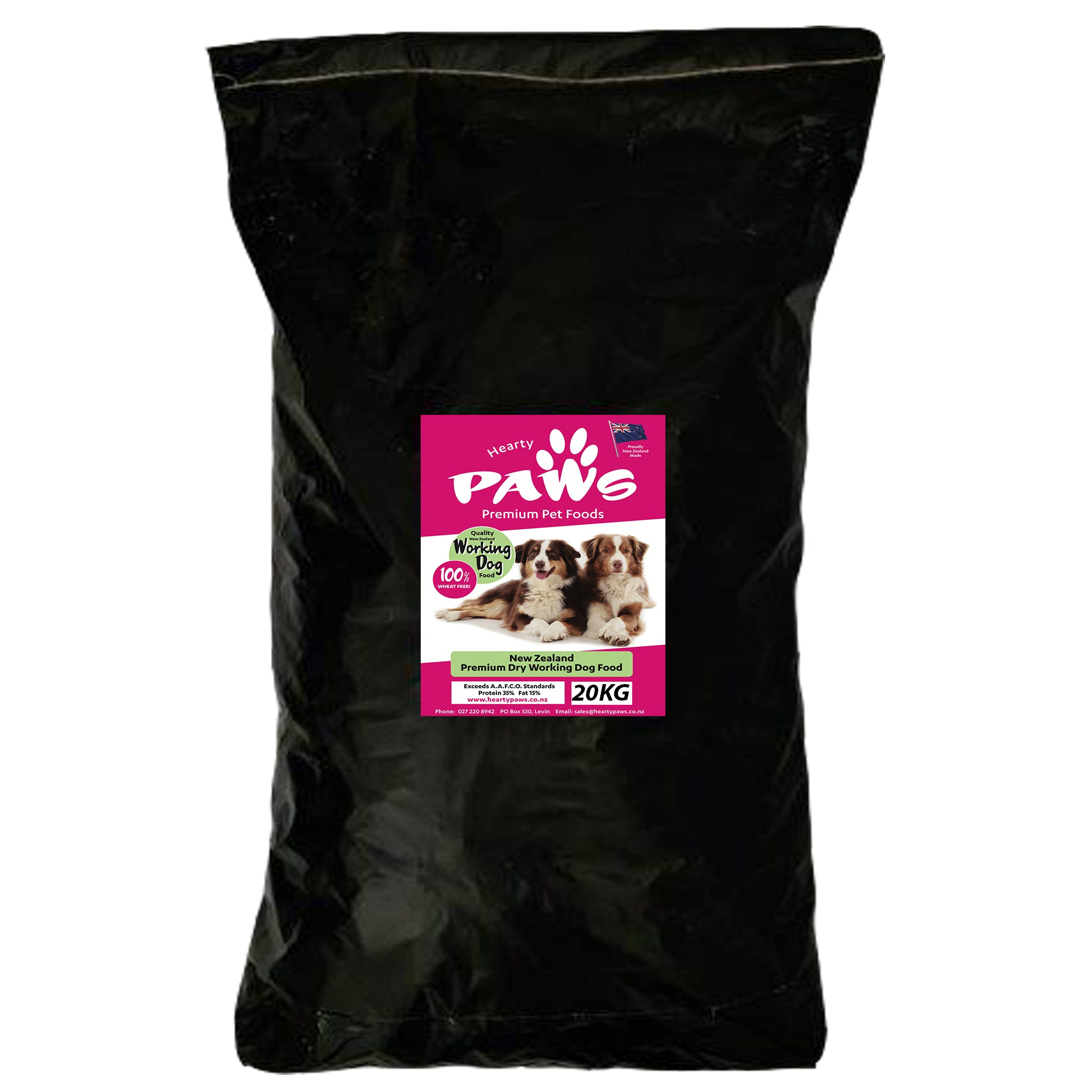 NZ Premium Dry Dog Food - 20kg Beef Working Dog